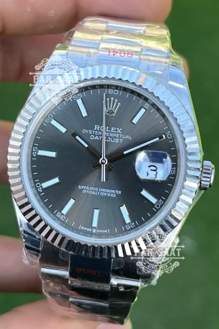 Rolex Datejust Gri Kadran Oyster Kordon 126334