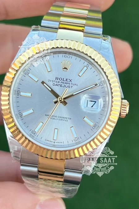 Rolex Datejust Two Tone Gold Silver Kadran Oyster