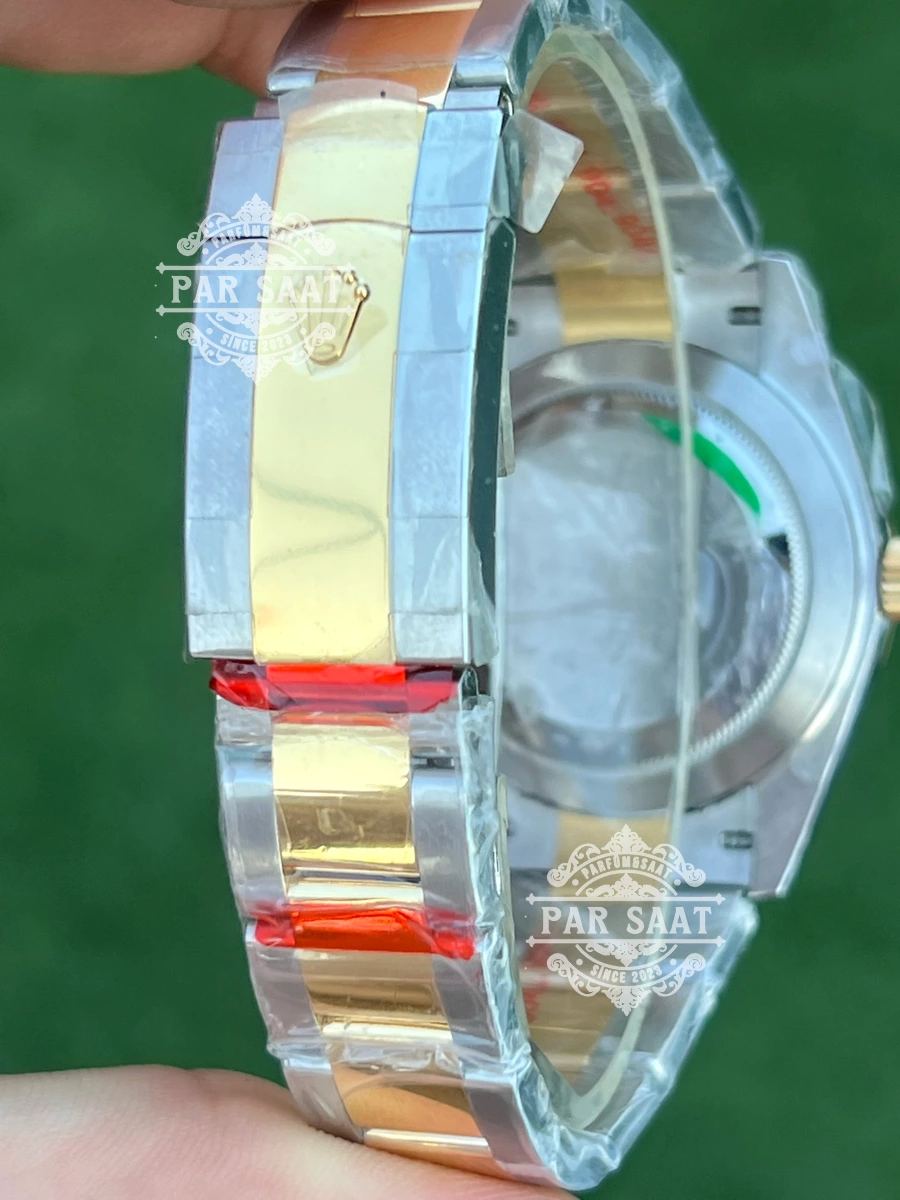 Rolex Datejust Two Tone Gold Siyah Kadran Oyster Rolex Datejust Two Tone Gold Siyah Kadran Oyster - Görsel 5