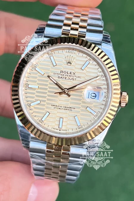 Rolex Datejust Two Tone Motif Kadran 126334