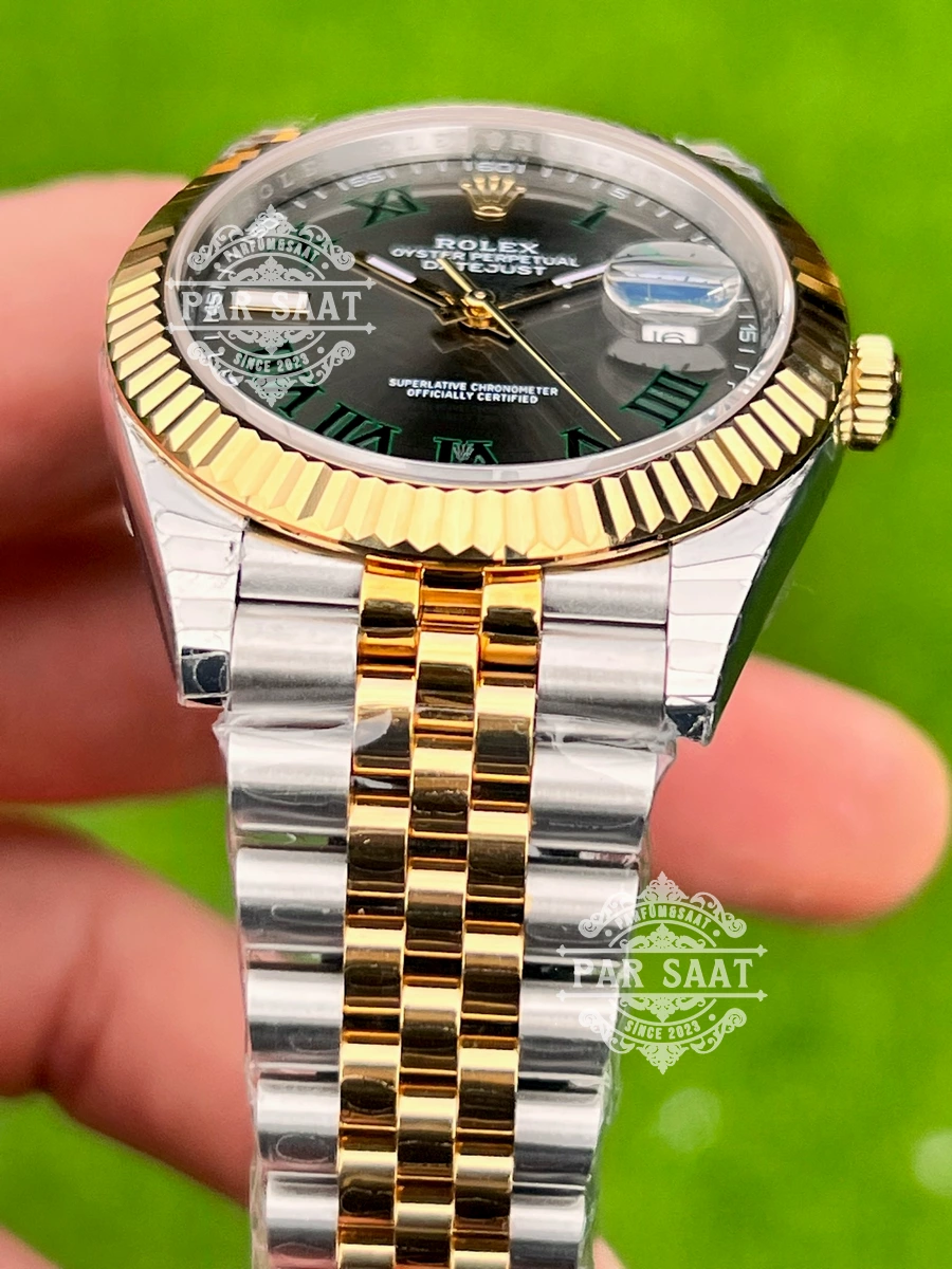 Rolex Datejust Two Tone Wimbledon Kadran 41 126334 Rolex Datejust Two Tone Wimbledon Kadran 41 126334 - Görsel 3