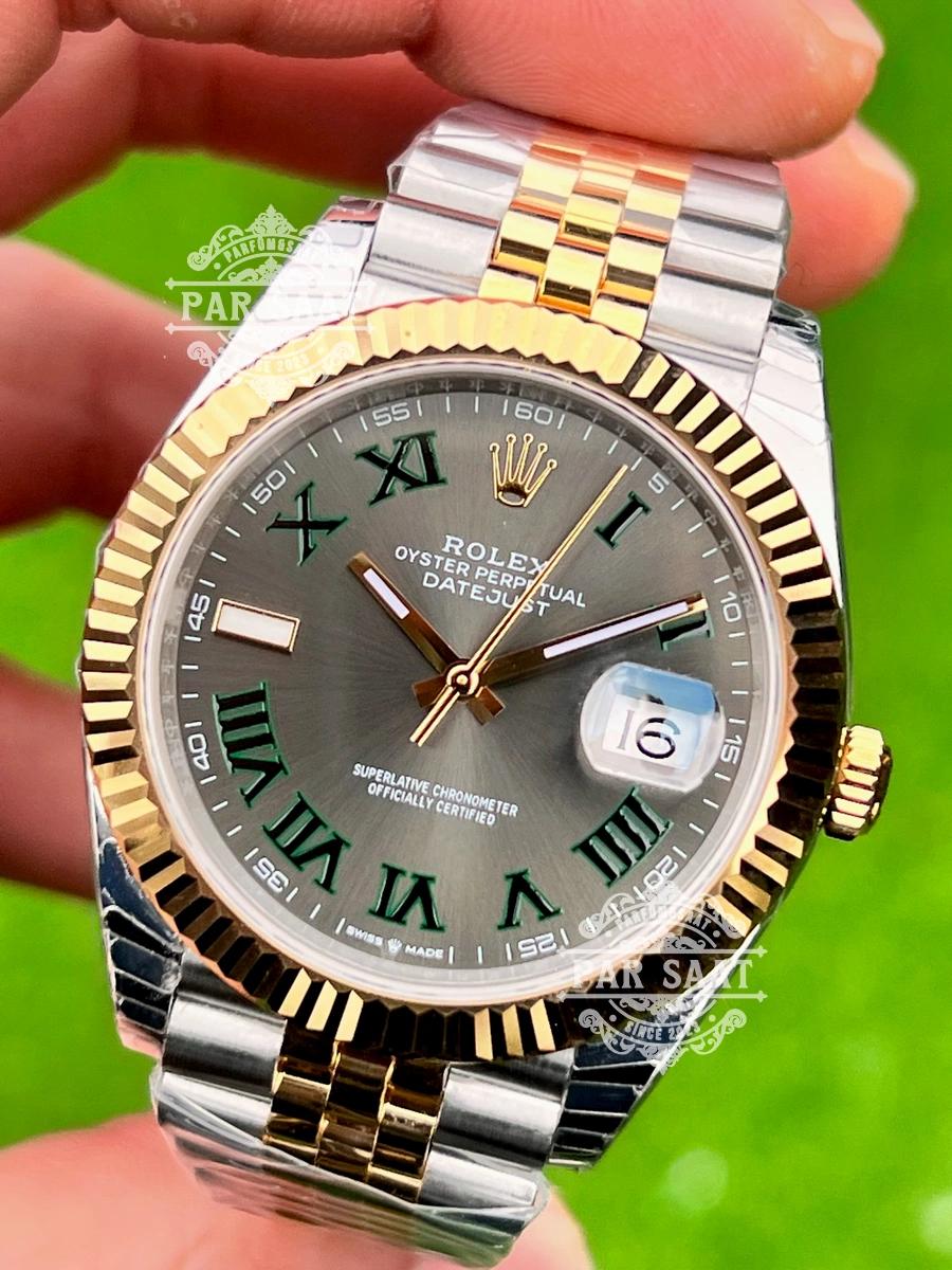 Rolex Datejust Two Tone Wimbledon Kadran 41 126334 Rolex Datejust Two Tone Wimbledon Kadran 41mm 126334