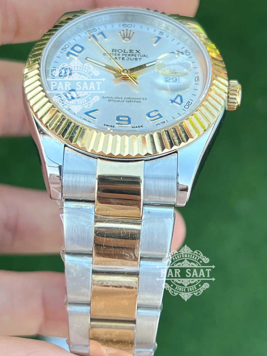 Rolex Datejust 3235 Oyster Kordon Çift Renk Rolex Datejust 3235 Oyster Kordon Çift Renk - Görsel 5