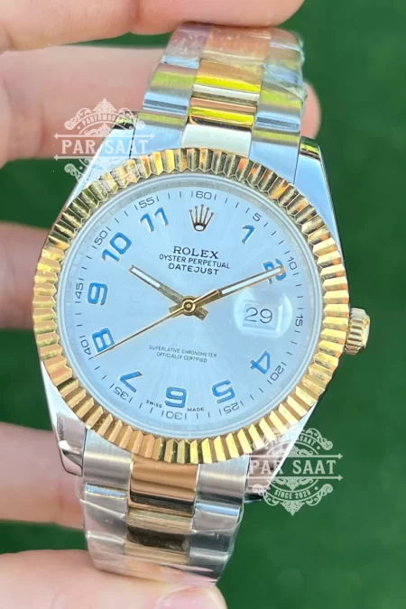 Rolex Datejust 3235 Oyster Kordon Çift Renk