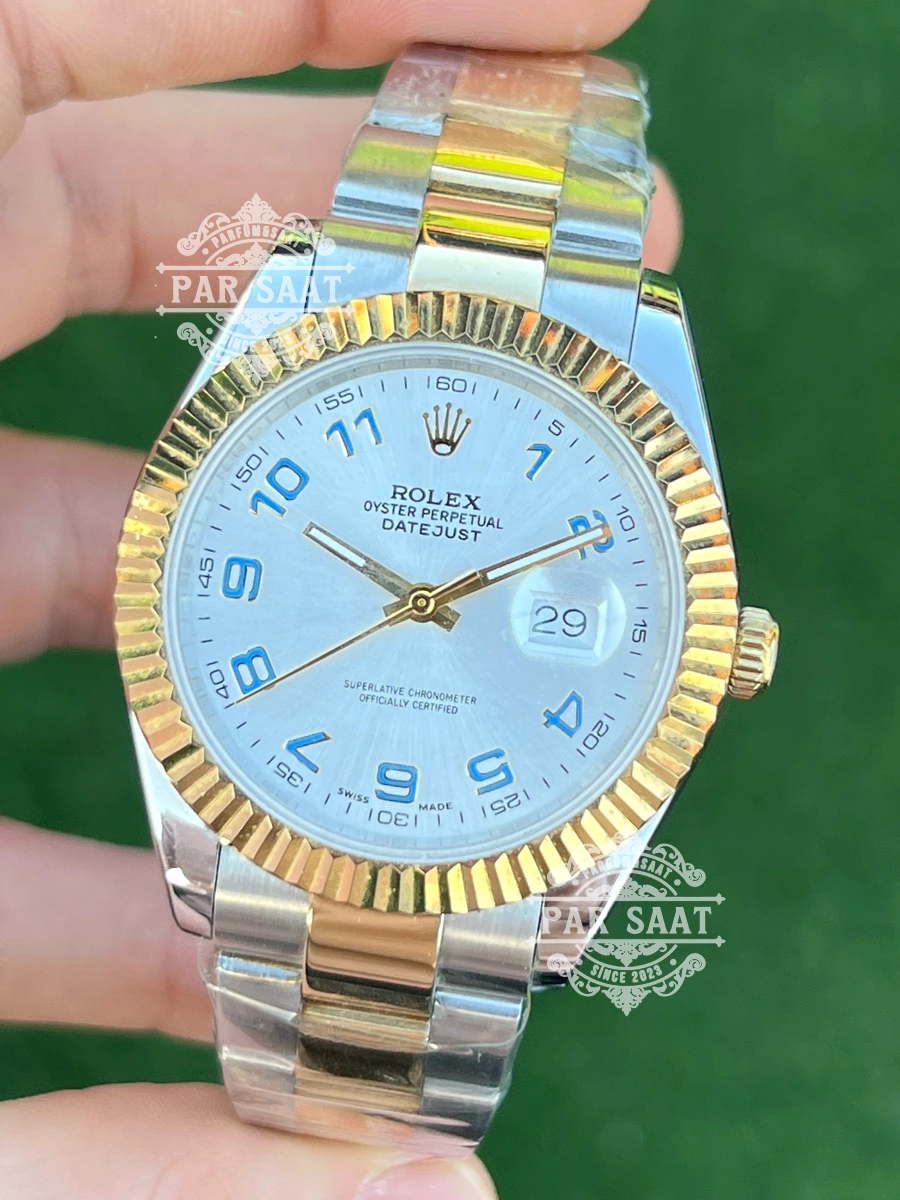 Rolex Datejust 3235 Oyster Kordon Çift Renk Rolex Datejust 3235 Oyster Kordon Çift Renk