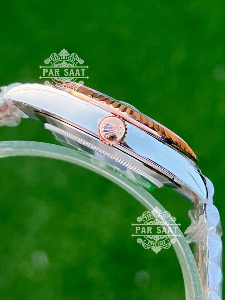 Rolex Datejust Chocolate Diamond Two Tone Rose Rolex Datejust Chocolate Diamond Two Tone Rose - Görsel 4