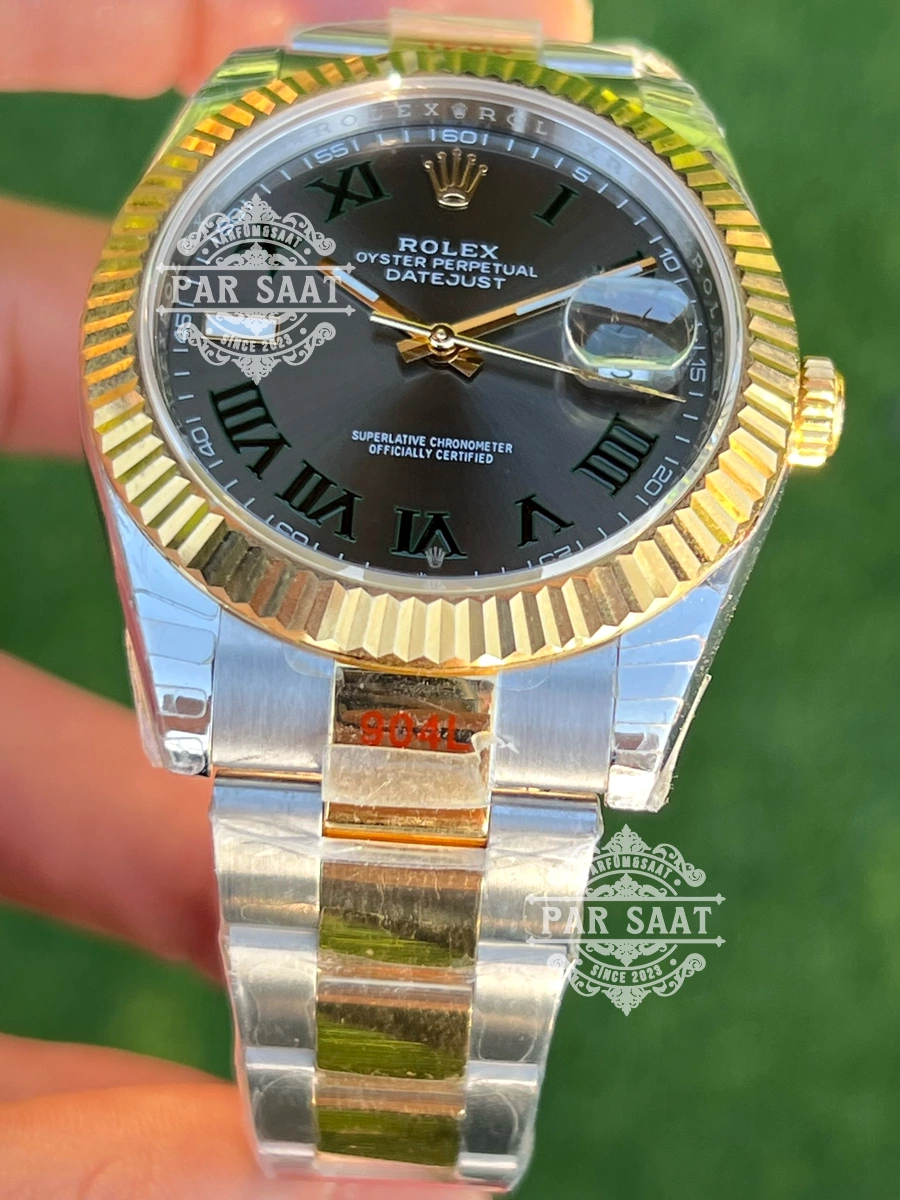 Rolex Datejust Wimbledon Two Tone Oyster 126334 Rolex Datejust Wimbledon Two Tone Oyster 126334 - Görsel 3