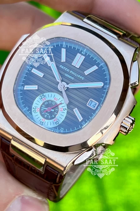 Patek Philippe 5980/1R Rose Altın Deri Kordon