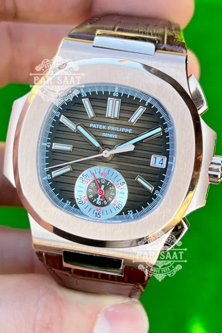 Patek Philippe 5980/1R Rose Altın Deri Kordon