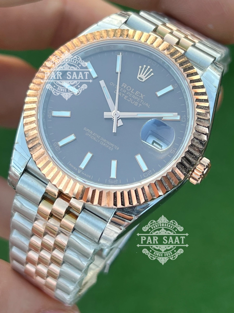 Rolex Datejust Two Tone Rose Gold Chocolate Dial Rolex Datejust Two Tone Rose Gold Chocolate Dial - Görsel 2