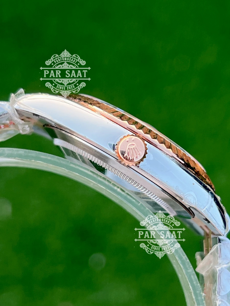 Rolex Datejust Two Tone Rose Gold Chocolate Dial Rolex Datejust Two Tone Rose Gold Chocolate Dial - Görsel 4