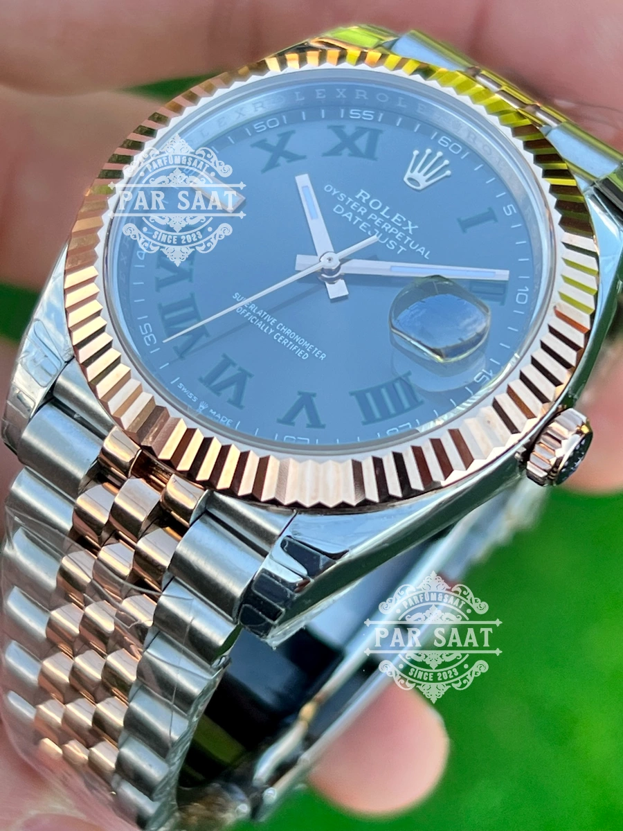 Rolex Datejust Two Tone Rose Gold Wimbledon Rolex Datejust Two Tone Rose Gold Wimbledon - Görsel 2