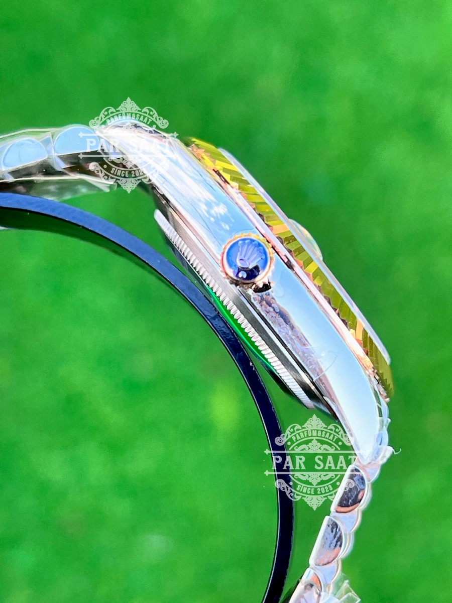 Rolex Datejust Two Tone Rose Gold Wimbledon Rolex Datejust Two Tone Rose Gold Wimbledon - Görsel 4