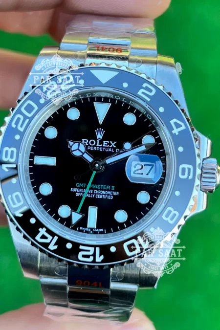 Rolex GMT Master 2 Siyah Oyster Eta Saat 126710LN