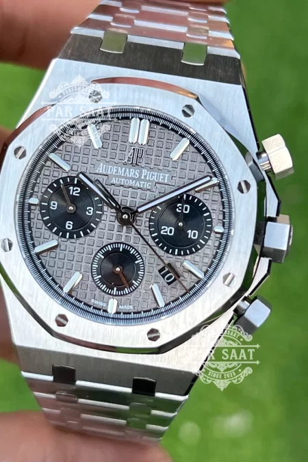 Audemars Piguet Royal Oak Chronograph Gri Siyah Eta Saat