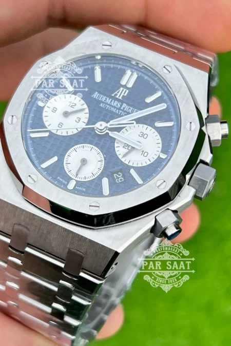 Audemars Piguet Royal Oak Chronograph Lacivert Beyaz Eta Saat