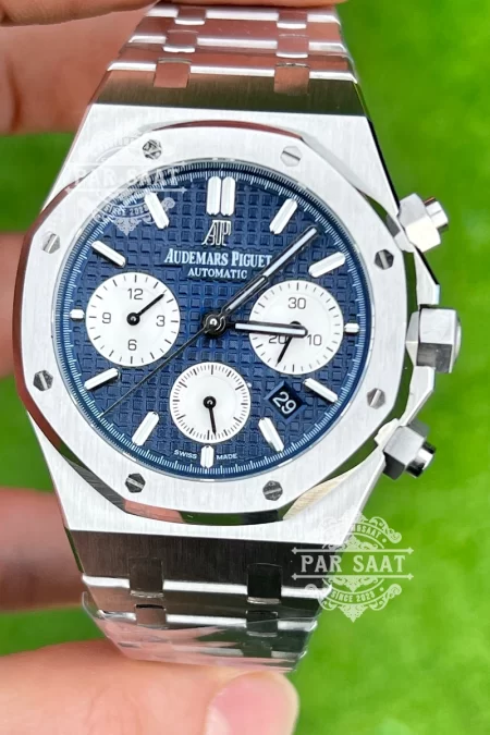 Audemars Piguet Royal Oak Chronograph Lacivert Beyaz Eta Saat