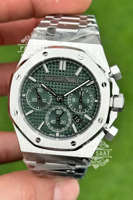 Audemars Piguet Royal Oak Chrono Yeşil Kadran 26240ST