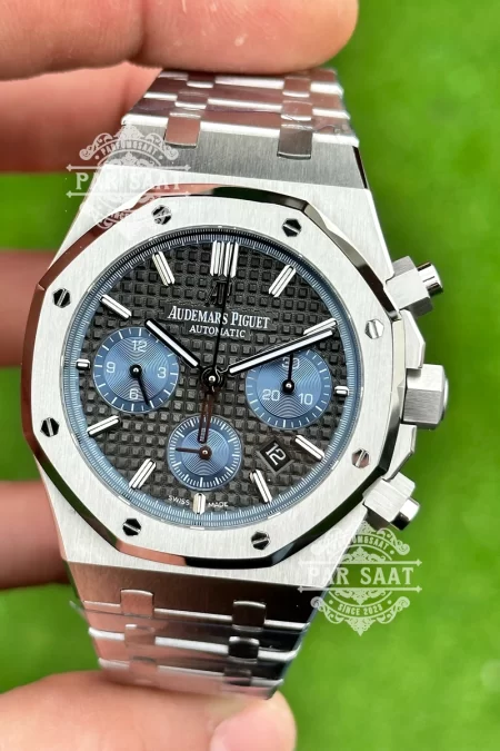 Audemars Piguet Royal Oak Chronograph Gri Mavi Kadran