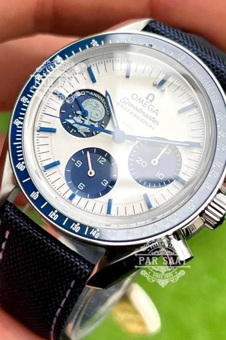 Omega Snoopy Speedmaster 50th Anniversary Deri Kordon