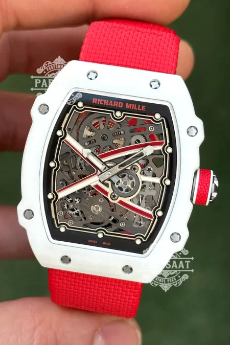 Richard Mille RM 67-02 Leclerc Kırmızı Kordonlu Saat