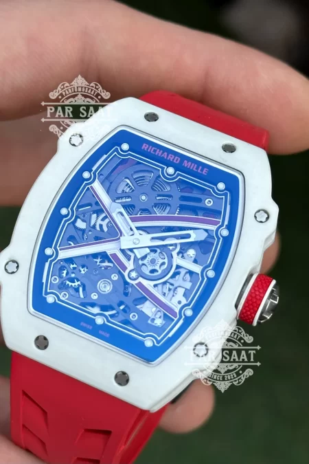 Richard Mille RM67-02 'Charles Leclerc' Ultra Slim Beyaz Karbon