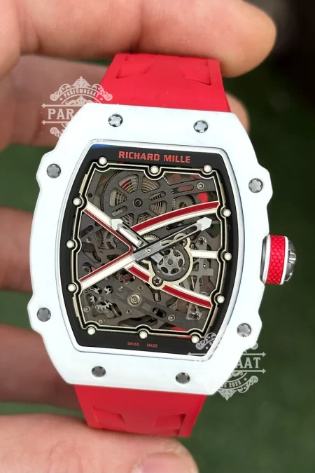 Richard Mille RM67-02 'Charles Leclerc' Ultra Slim Beyaz Karbon