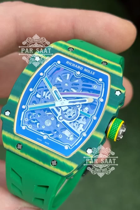 Richard Mille RM67-02 Wayde Van Niekerk Ultra Slim Yeşil Karbon