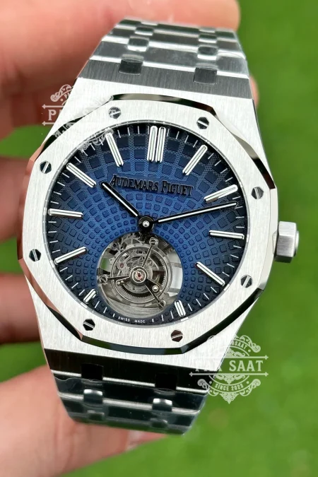 AP Royal Oak Tourbillon Mavi Kadranlı Erkek Saat 26530ST.OO.1220ST.01