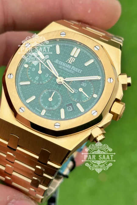 Audemars Piguet Royal Oak Chrono Gold Yeşil 26331BA