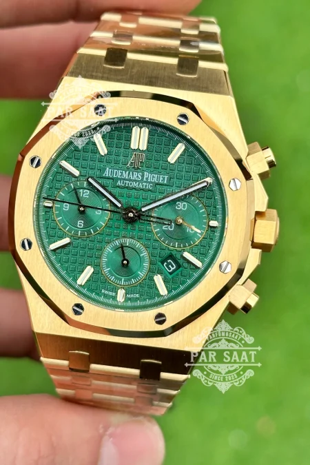 Audemars Piguet Royal Oak Chrono Gold Yeşil 26331BA